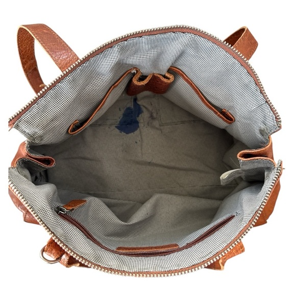 Spikes & Sparrow Genuine Leather Grained Shoulder Bag - Picture 4 of 5